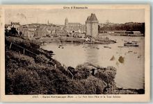 35400 Saint-Servan Saint-Malo - le Port Saint Pere et la Tour Solidor
