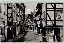 34346 W3510 Hann. Münden - Lange Straße Fachwerkhäuser Drogerie