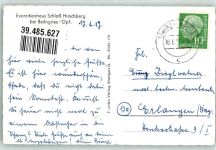 92339 W8432 Beilngries - Exerzititenhaus Schloss Hirschberg