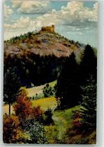 Kynast Chojnik - Burg Ruine Ort handschriftlich