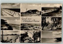 18375 O2383 Ostseebad Prerow - Landungssteeg Segelboot