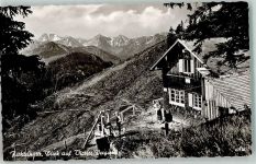 87459 W8962 Pfronten - Hüttenstempel Fichtel-Hütte Edelsberg