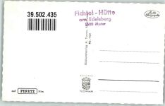 87459 W8962 Pfronten - Hüttenstempel Fichtel-Hütte Edelsberg
