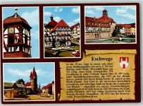 37269 W3440 Eschwege - Fachwerkhäuser Kirche