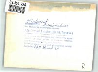 51702 W5275 Wiedenest Andruck Stube im Missionshaus Ort handschriftlich