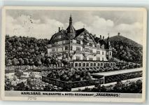 Karlovy Vary Karlsbad Gebrauchsspuren Hotel Jägerhaus