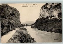 73170 La Balme - le Rhone au Pont de la Balme Environs de Belley