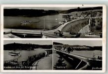 07929 O6555 Saalburg , Saale - Stausee Sperrmauer