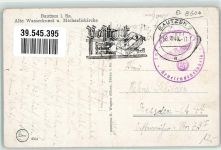 02625 O8600 Bautzen , Sachs 1940 Gebrauchsspuren mit Burgwasserturm Michaeliskirche und Ortenburg Feldpost Inf.Ers.Batl.171 WK II