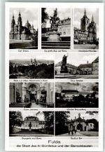 36037 W6400 Fulda - Der Dom Schloss Kloster Frauenberg Paulus Tor