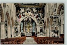 88239 W7988 Wangen im Allgäu 1910 - Inneres der Stadtpfarrkirche
