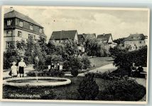 08301 O9408 Oberschlema - Hindenburger Park Springbrunnen