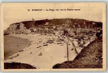 76790 Etretat - Blick in Richtung Klippen