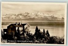 88709 W7758 Meersburg , Bodensee Foto AK Fürstenhäuschen mit Säntis