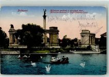Budapest 1917 - Millenium Denkmal