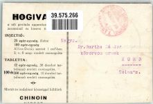 Budapest Gebrauchsspuren Pharmawerbung Hogival