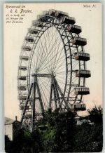 1020 Wien 2. Bezirk, Leopoldstadt 1908 - K. k. Prater Riesenrad