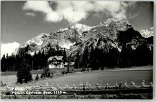 8972 Ramsau am Dachstein Foto AK Pension Edelweiss Hüttenstempel