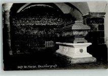 9373 St. Florian Foto AK Brucknergruft Sift Foto Schwarz