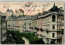 Karlovy Vary Karlsbad Künstlerkarte Ober Parkstrasse