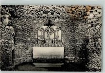 Bad Kudowa Kudowa-Zdroj Foto AK Schädelkapelle Tscherbeney