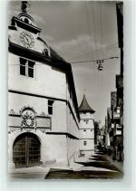72070 W7400 Tübingen - Wilhelmstift mit Lange Gasse