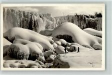 Niagara Falls Foto AK Ort handschriftlich Winter