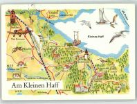 17373 O2120 Ueckermünde - Landkarte Am kleinen Haff
