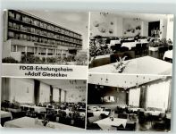 16818 O1950 Flecken Zechlin Gebrauchsspuren FDGB Erholungsheim Adolf Giesecke