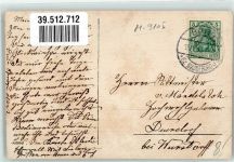 39288 O3270 Burg b Magdeburg 1913 - Haus Ort lt. Stempel