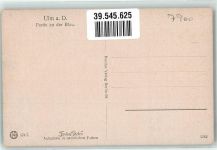 89073 W7900 Ulm , Donau - Altstadtbebauung an der Blau