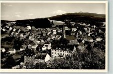 61389 W6384 Oberreifenberg , Taunus Foto AK mit Kirche St. Georg und Grossem Feldberg