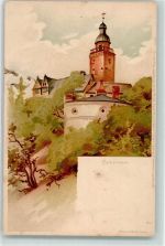 93167 W8411 Falkenstein , Oberpf Lithographie Falkenstein