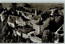 74595 W7183 Langenburg , Württ - Fliegeraufnahme Schloss