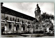 76829 W6740 Landau in der Pfalz Foto AK Evangelische Kirche Gartenstadt Auto