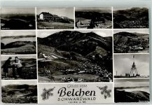 79677 W7869 Belchen im Schwarzwald - Beichengipfel Untermünstertal Hotel Belchenhaus Posthilfsstelle K. Ritz Belchen