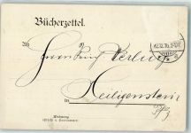 66606 W6690 St. Wendel , Saar 1916 Gebrauchsspuren Die Missionsdruckerei KEINE AK