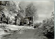 72070 W7400 Unterjesingen Winter Eigangsportal zum Genesungsheim Schloss Roseck im Schnee