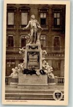 1060 Wien 6. Bezirk, Mariahilf Foto AK Mozart Denkmal Deutscher Schulverein Karte Nr. 208