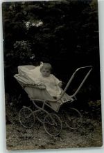 Kinderwagen Baby Privatfoto AK