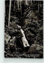 79848 W7823 Bonndorf im Schwarzwald Foto AK Wasserfall in der Lothenbachklamm