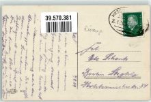 Agnetendorf Jagniatkow 1929 - Bahnpost Hirschberg- Zug 1399