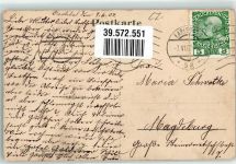Karlovy Vary Karlsbad 1909 Gebrauchsspuren Sprudel Foto AK