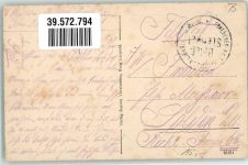 Beverloo 1918 Gebrauchsspuren Feldpost WK I Chaussee d´Hechtel Cafe du Tram