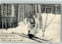 Oslo Kristiania Foto AK Ort lt. Stempel Winter