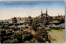 Budapest - Franz Josefbrücke Straßenbahn