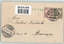 Budapest 1900 - Ort lt. Stempel