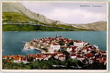 Korcula Gebrauchsspuren Foto Ak