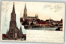 89073 W7900 Ulm , Donau 1899 Gebrauchsspuren Münster