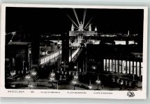 Barcelona Foto AK Plazs de Espana Nacht